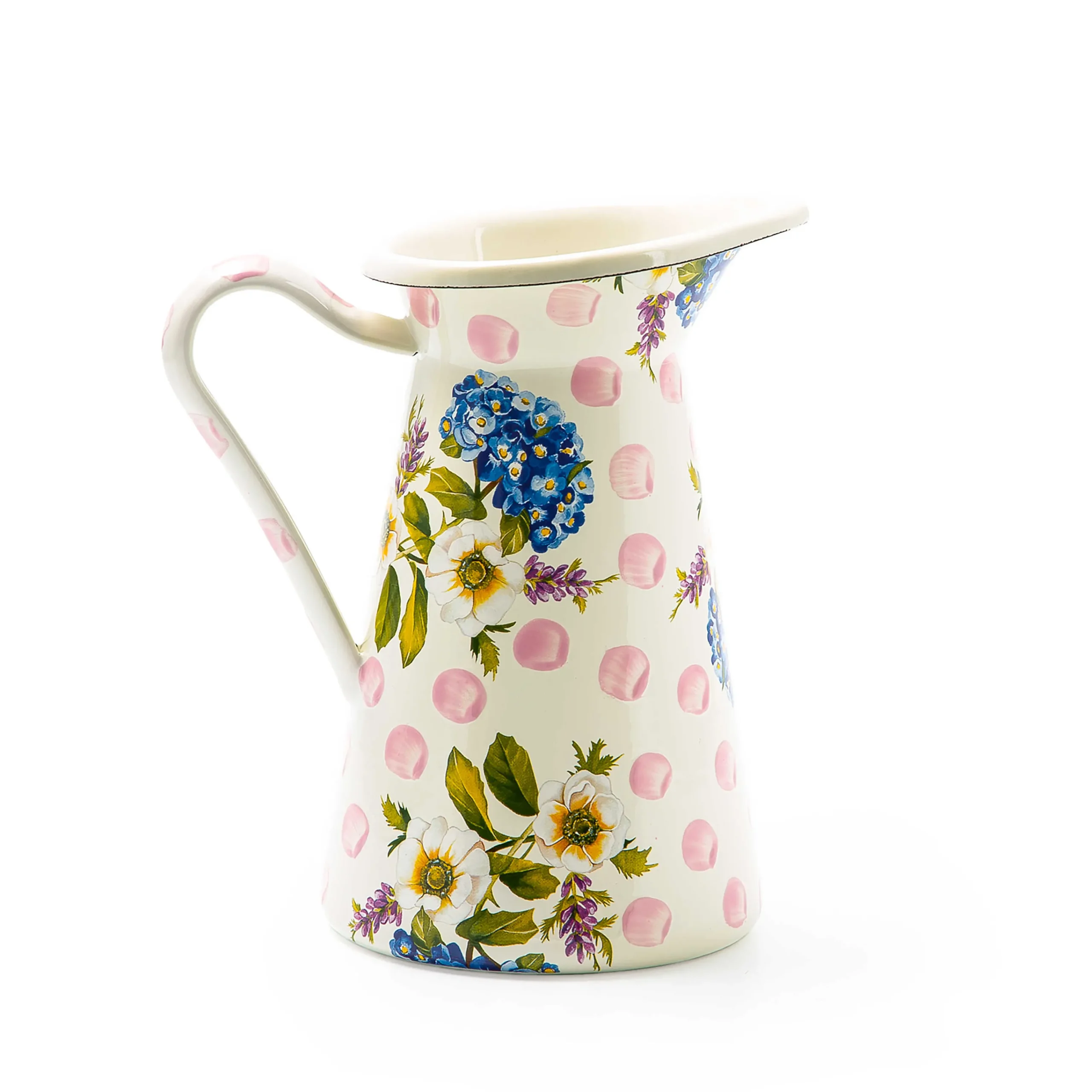 MacKenzie-Childs Bar Entertaining|Serveware<Wildflowers Pink Medium Practical Pitcher