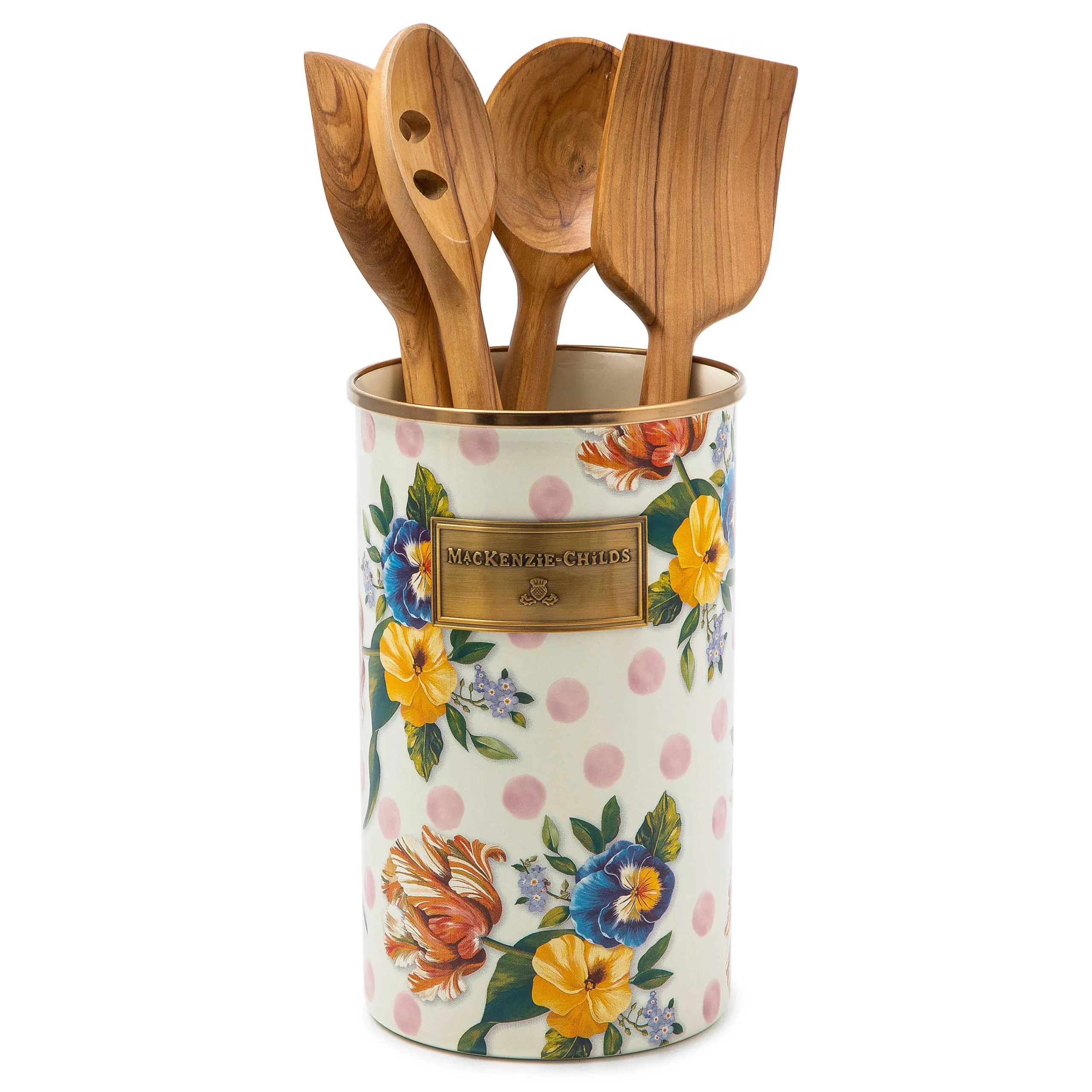 MacKenzie-Childs Kitchen Storage & Organization<Wildflowers Pink Utensil Holder