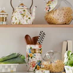 MacKenzie-Childs Kitchen Storage & Organization<Wildflowers Pink Utensil Holder