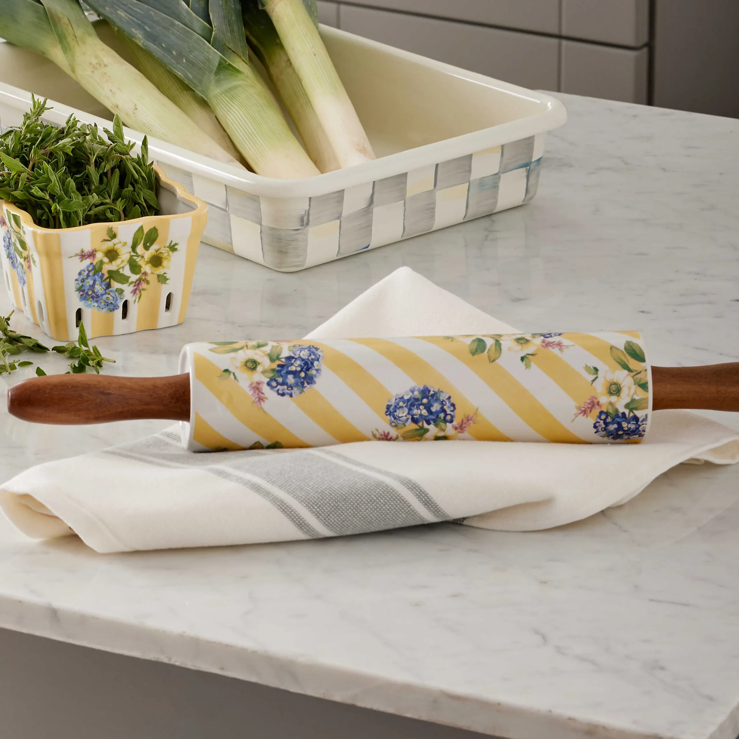 MacKenzie-Childs Kitchen Utensils & Tools<Wildflowers Rolling Pin