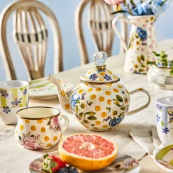MacKenzie-Childs Kitchen & Table Linens<Wildflowers Yellow High Tea