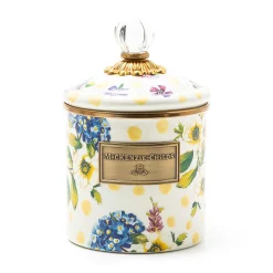 MacKenzie-Childs Kitchen Storage & Organization<Wildflowers Yellow Small Canister
