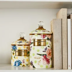 MacKenzie-Childs Kitchen Storage & Organization<Wildflowers Yellow Small Canister