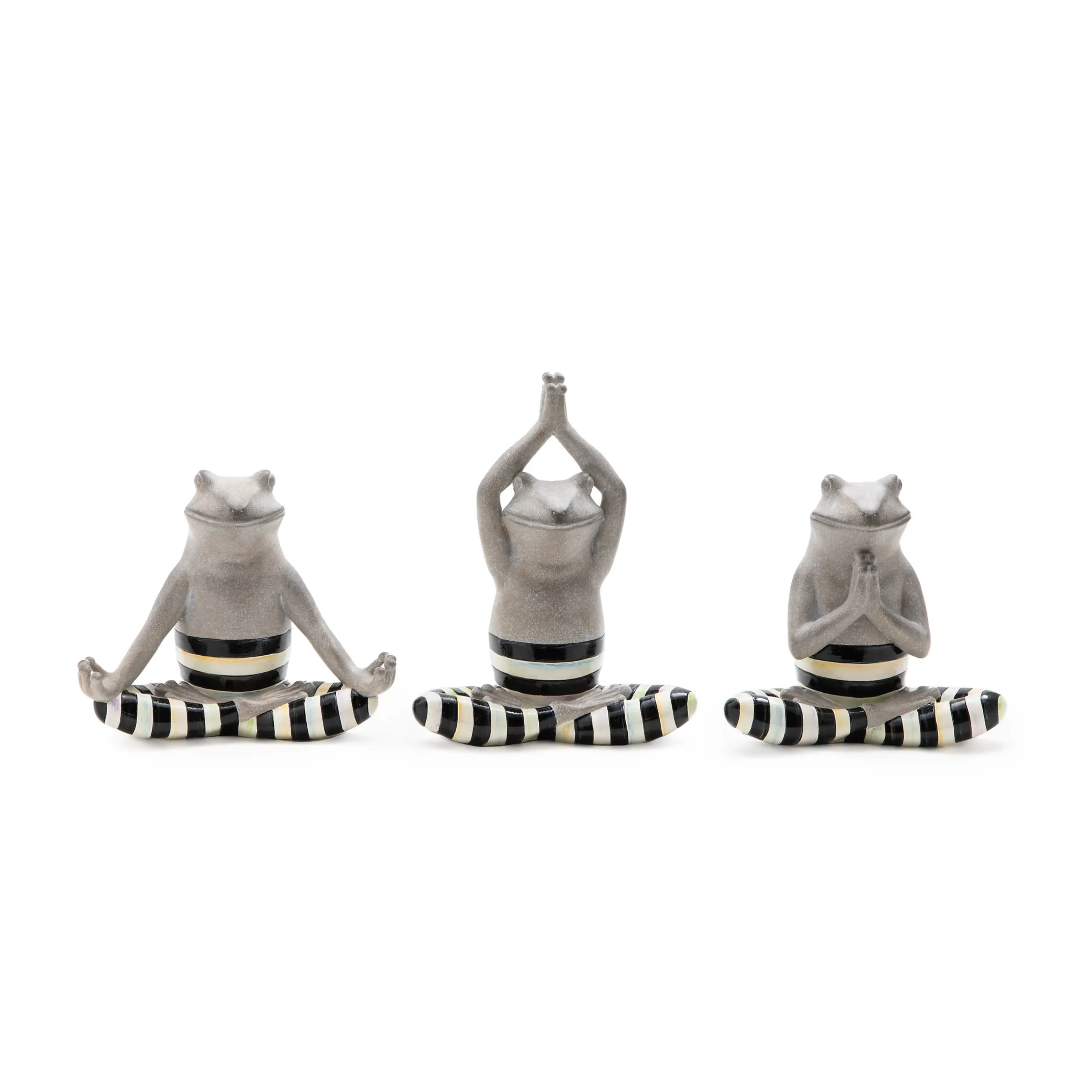 MacKenzie-Childs Room Accents<Yoga Frogs, Set of 3