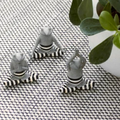 MacKenzie-Childs Room Accents<Yoga Frogs, Set of 3